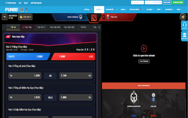 Kinh Nghiệm Đặt Cược Fun88 Esport Từ Các Chuyên Gia Hàng Đầu 3 Thao tác đặt cược Esport nhanh chóng và an toàn được CEO Đỗ Dannefy Mai trực tiếp hướng dẫn