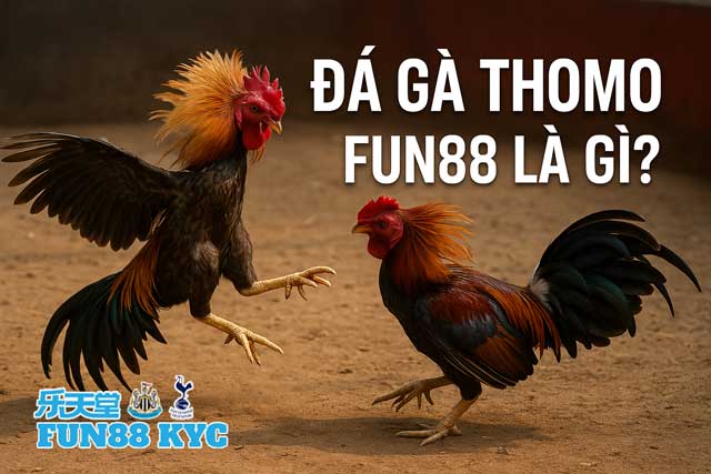 Đá gà Thomo Fun88 điểm đến đáng tin cậy cho các cược thủ 1 Đá gà Thomo FUN88 mang đến trải nghiệm livestream sắc nét và không khí sới đấu chân thực