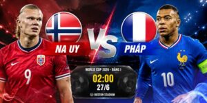 Thông tin trận đấu Na Uy vs Pháp